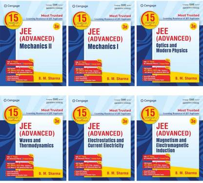 CENGAGE - BM Sharma - JEE Advanced Physics - | Mechanics 1 & 2 | Waves And Thermodynamics | Electrostatics And Current Electricity | Magnetism And Electromagnetic Induction | Optics And Modern Physics | - Set Of 6 Books With | 47 Years PYQ | JEE Main Mock Test | DPP, Videos, Online Assignments| - [ORIGINAL BOOKS - TOP GRADE PAPER & PRINT] For 2026 Exams Paperback – 29 April 2025