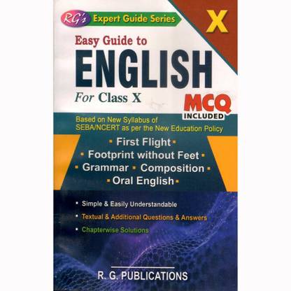 RG-10-EM | Easy Guide To English For Class 10 (X) And Prepared Based On New Syllabus And Based On New Education Policy [NEP]