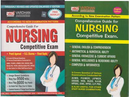 Comprehensive Guide For Nursing Competitive Exam With Due Part [set Of Two Books] (According To New Examination Pattern