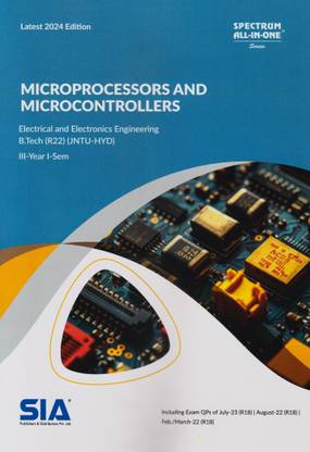 Microprocessors And Microcontrollers (EEE) B.Tech III-Year I-Sem (R22) JNTU-HYD Latest 2024 Edition