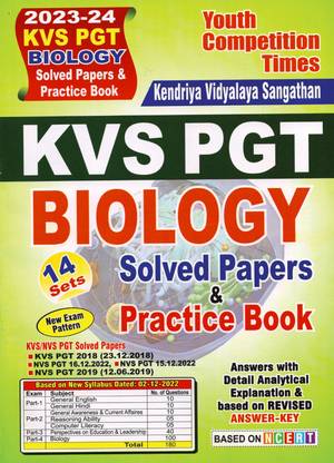 KVS PGT BIOLOGY Solved Papers & Practice Book (2023-24)