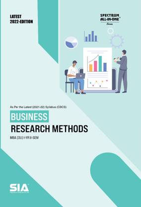 Business Research Methods, MBA I-Year II-Sem (O.U) As Per The Latest (2021-22) Syllabus (CBCS) ,Latest 2022 Edition