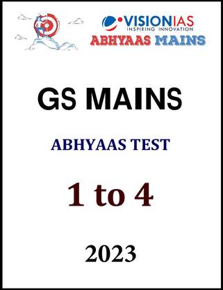 Vision IAS GS Mains Abhyaas 4 Test Series In English 2023