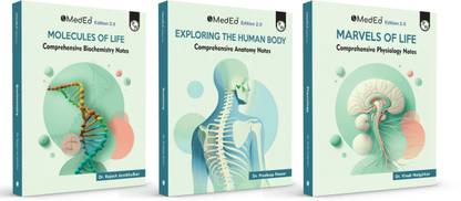 PW MedEd 2.0 MBBS 1st Prof Year Notes | Anatomy, Biochemistry, Physiology Combo Set Of 3 Books