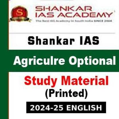 Shankar IAS Agriculture Optional Study Material(Printed) 2024-25 Latest For IAS/PSC UPSC Photocopy With Spiral Notes 2024-25 English Shubhra Ranjan Political Science