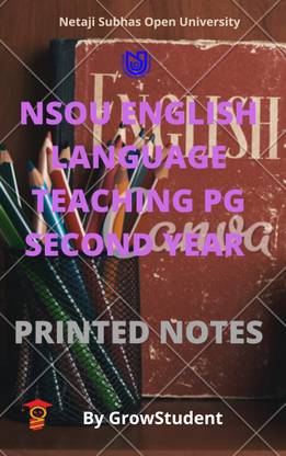 Nsou English Language Teaching Pg Second Year Printed Study Material