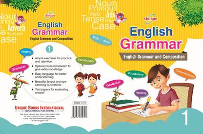 Unique English Grammar Book For Children Class 1 Level 1 English Grammar & Composition Book