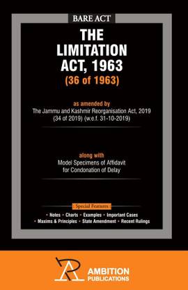 The Limitation Act, 1963 (36 To 1963)