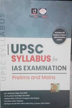 Drishti UPSC Prelims And Mains Syllabus In English Medium