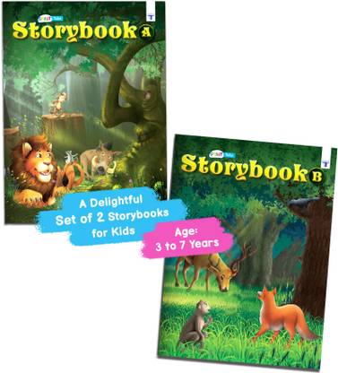 Blossom Moral Story Book For Kids | A & B | 3 To 7 Years | English Story Book For Children | Stories With Colourful Pictures | Best Bedtime Children Story Book | Short Stories | Set Of 2 Books