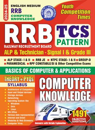 2024-25 RRB ALP &Technician Signal-I & Grade-III Basics Of Computer And Applications 224 495 E