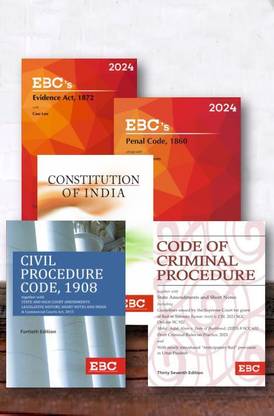 EBC's Core Bare Acts Collection (CPC, CrPC, IPC, Constitution And Evidence Act) 2024