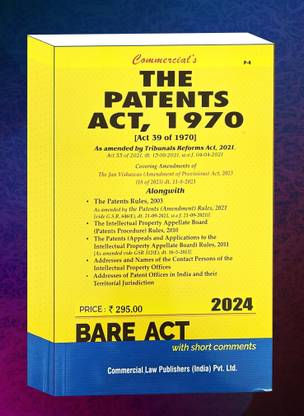 The Patents Act 1970 Edition 2024
