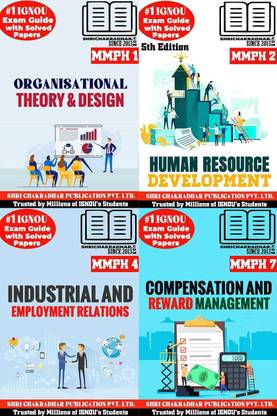 IGNOU MBA New Syllabus Help Books (HRM Area) Combo Of MMPH 1 MMPH 2 MMPH 4 MMPH 7 (IGNOU Study Notes/Guidebook Chapter-Wise) With Solved Latest Previous Year Question Papers & Solved Sample Papers