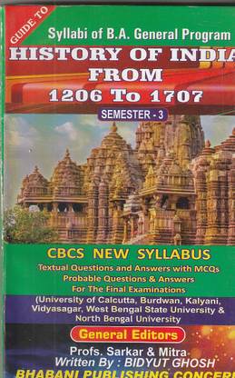 History Of India From 1206 To 1707 Sem-3
