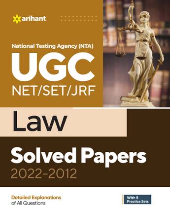 (OldEditon)Arihant
NTAUGCNET/JRF/SETLawSolvedPapers2024-2012