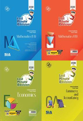 LMR Intermediate MEC First Year Mathematics IA & IB, Economics, Commerce & Accountancy (Set Of 3 Books) Latest Updated 2023 Edition