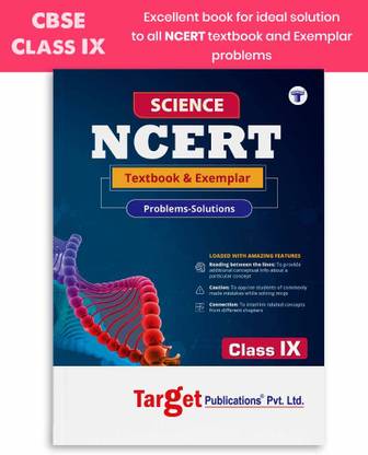 CBSE Class 9th Science NCERT Textbook & Exemplar | Problems - Solutions Class 9th Book | Based On Latest Syllabus