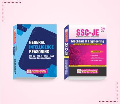 EA Publications New Combo Pack Of SSC-JE Previous Year Solved Paper And General Intelligence Reasoning Book For Mechanical Engineering