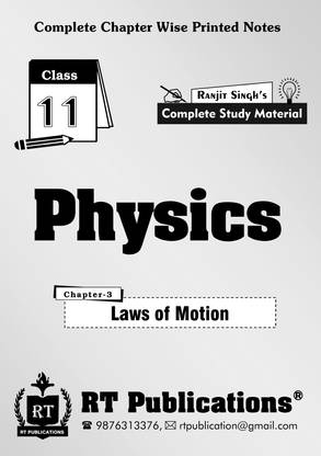 Physics Chapterwise Notes/Class 11/CBSE
