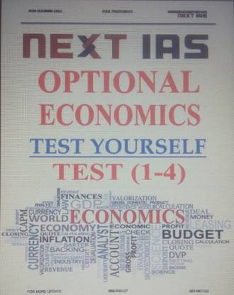 Next IAS Economics Optional Test Series 1-8