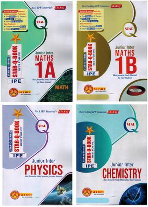 STAR Q - Intermediate First Year MPC Study Material ( Maths IA, IB, Physics And Chemistry ) SET Of 4 Books
