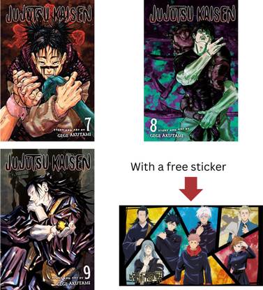 Jujutsu Kaisen Vol 7 , Vol 8 , Vol 9 Combo