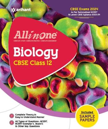 Arihant All In One Biology Cbse Class 12 Included Sample Papers 2023