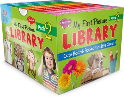 UKG Class Picture Book Box Set Of 10 Board Books Pack 2