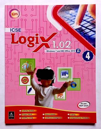Icse Logix 1.02 (Windows 7 And Ms Office 2010) Class- 4 (Old Like New Book)
