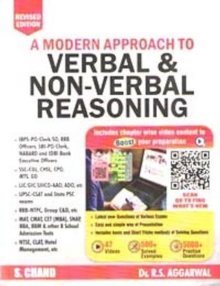 A Modern Approach To Verbal & Non-Verbal Reasoning By R.s. Aggarwal