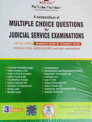 A Compendium Of Multiple Choice Questions For Judicial Service Examinations