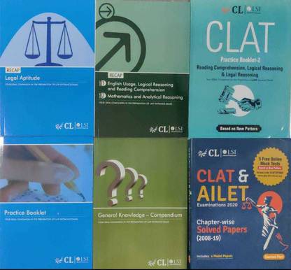 Clat Ailet Exam Set Of 6 Books