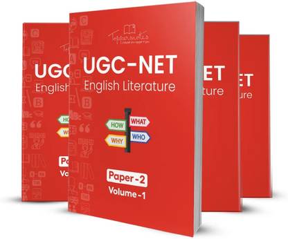 UGC-NET English Literature Study Material For Examination Set Of 3 Books