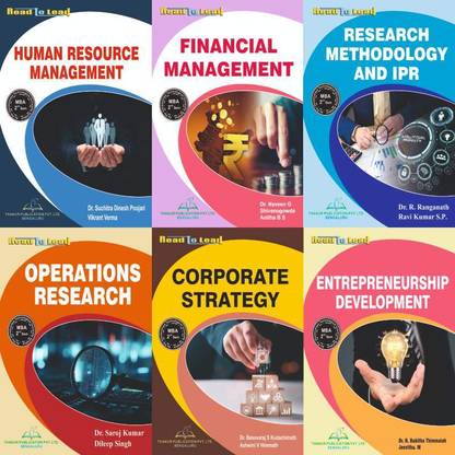 VTU MBA 2 SEMESTER (6 IN 1) COMBO-PACK By Thakur Publication , ,Visvesvaraya Technological University Regional Center Bengaluru
