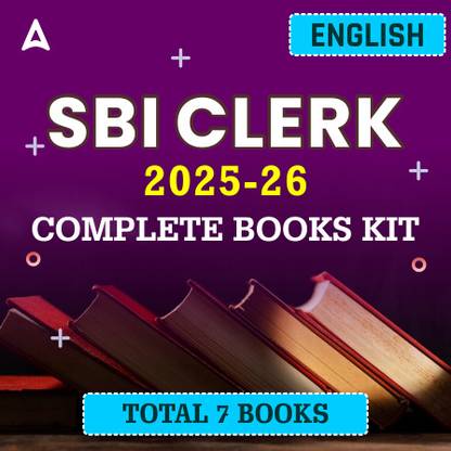 SBI Clerk Complete 7 Books Kit 2025 (English Printed Edition)