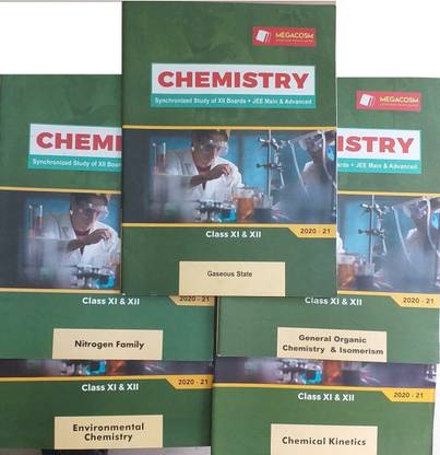 Megacosm Fiitjee CHEMISTRY (Part B) Course Material - Class XI-XII - IIT Preparation. - Set Of 17 Books (Paperback, PANEL OF AUTHORS)