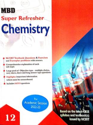 MBD Class 12 Chemistry Guide Based On CBSE Syllabus