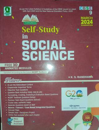 Evergreen Cbse Self Study In Social Science - Class 9 (For Cbse 2024 Exams)