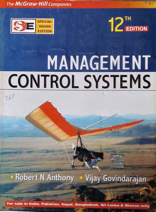 MANAGEMENT CONTROL SYSTEMS (Old Book)