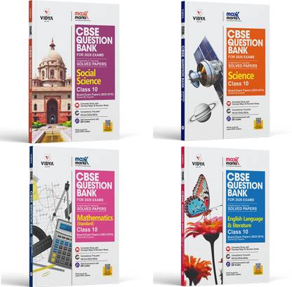 Maxx Marks CBSE Question Bank Class 10 - English, Maths, Science & Social Science For 2024-2025 Board Exam