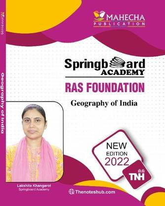 Indian Geography (English)
RAS Spring Board Notes (ENGLISH)
