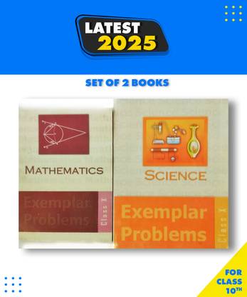 NCERT Exemplar Problems Mathematics And Science For Class 10 -Set Of 2 Books Paperback, NCERT Publications|New Latest Edition For 2025-2026