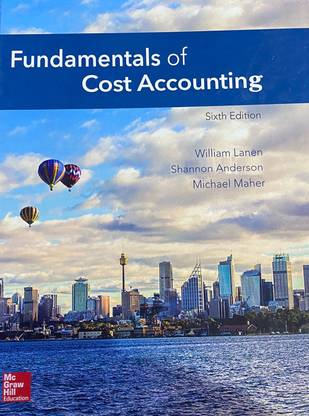 Fundamentals Of Cost Accounting
