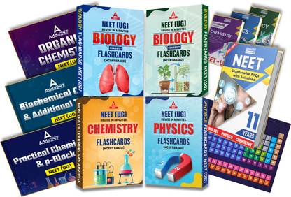 NEET UG Latest 11 Years PYQs, Handbooks Physics | Chemistry | Biology 4 Books Set, Flashcards Combo Set |Study Material For Quick Revision