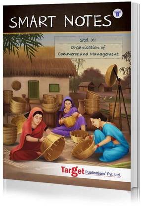Std 11 Organisation Of Commerce & Management Smart Notes Book | Commerce | Maharashtra Board | Also Includes Smart Codes & Smart Recaps For Easy Learning & QR Codes For Reference Content