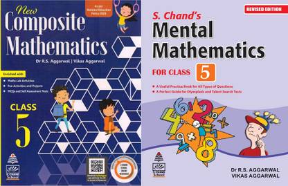NEW COMPOSITE MATHEMATICS And Mental Maths CLASS 5 Combo Pack 2023