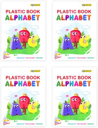 Combo 4 Book Of Plastic Book Alphabet