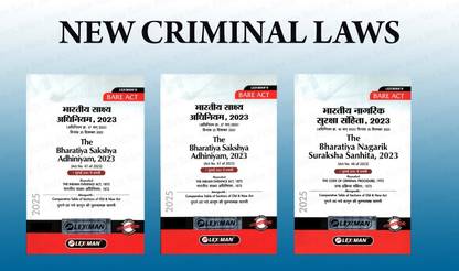 Combo Of 3 New Criminal Laws (Diglot Edition) (Bharatiya Nyaya Sanhita, 2023 (Bill No. 121 Of 2023) Bharatiya Nagarik Suraksha Sanhita,2023 (Bill No. 122 Of 2023), Bharatiya Sakshya Bill, 2023 (Bill No. 123 Of 2023) Along With Comparative Table Of Sections Of New & Old Act And Comments
