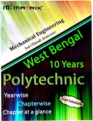 Matrix For Mechanical Engineering 3rd Semester Diploma Students || WBSCTE || ME 3rd Sem || Polytechnic Matrix Book || West Bengal Board